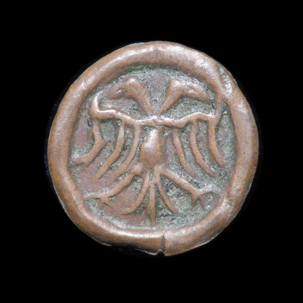 Bracteaat, penning, holmuntje of heller, z.j. (vóór 1563), stad Groningen