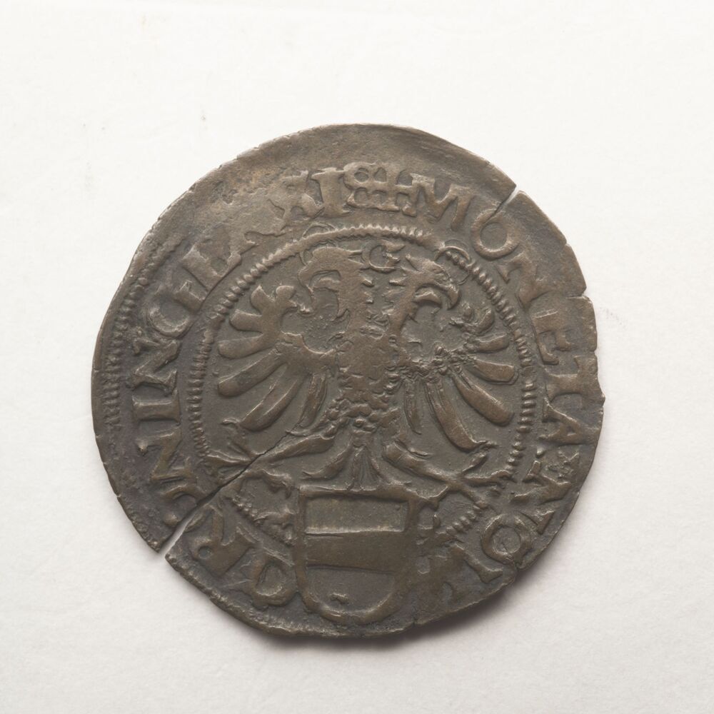 Magermanneke of ¼ vlieger (Groningse stuiver) of 1½ plak 1579, stad Groningen