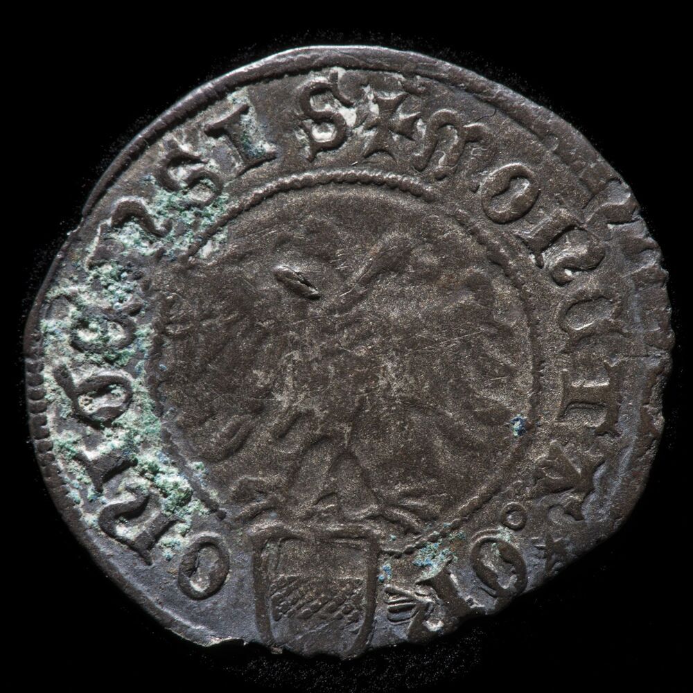 1/3 stadvlieger of dubbele plak z.j. (15e eeuw), stad Groningen