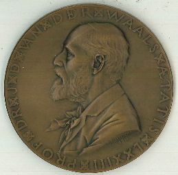 Penning der Nederlandsch-Belgische Vereeniging der Penningvrienden voor van de Waals, 1911