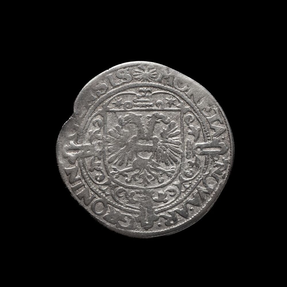 Flabbe of Dubbele Jager (=4 Stuiver) 1598, stad Groningen