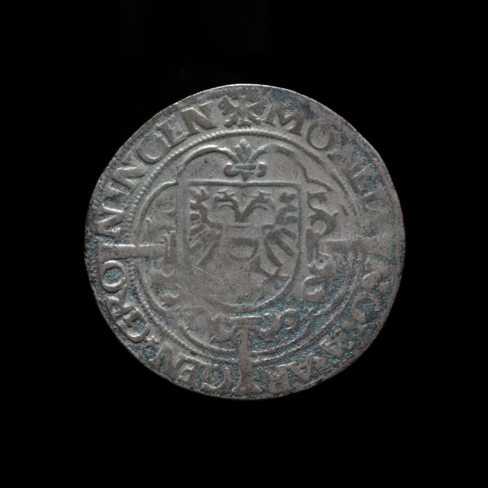 Flabbe of Dubbele Jager (=4 Stuiver) 1580, stad Groningen