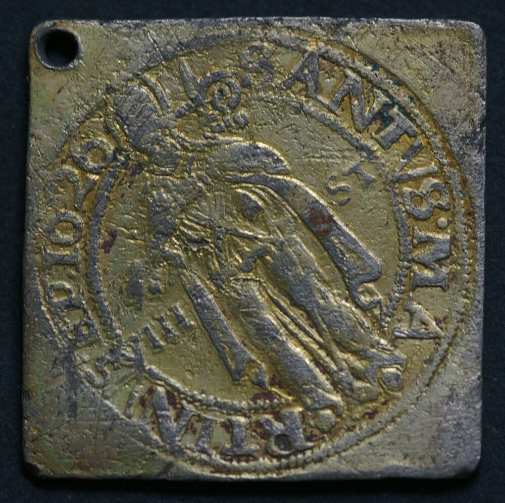 Proefstempel van een 8 Stuiver of Langrok 1626, stad Groningen