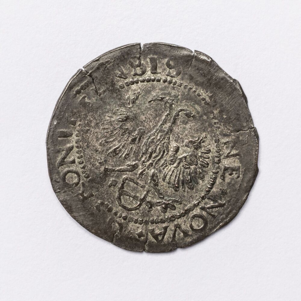 Plak (=1/6 Groningse stuiver) 1566, stad Groningen