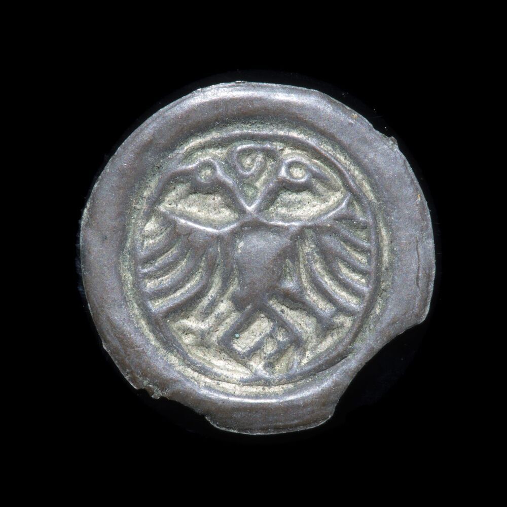 Penning, bracteaat, holmuntje of heller, z.j. (na 1528-1563), stad Groningen