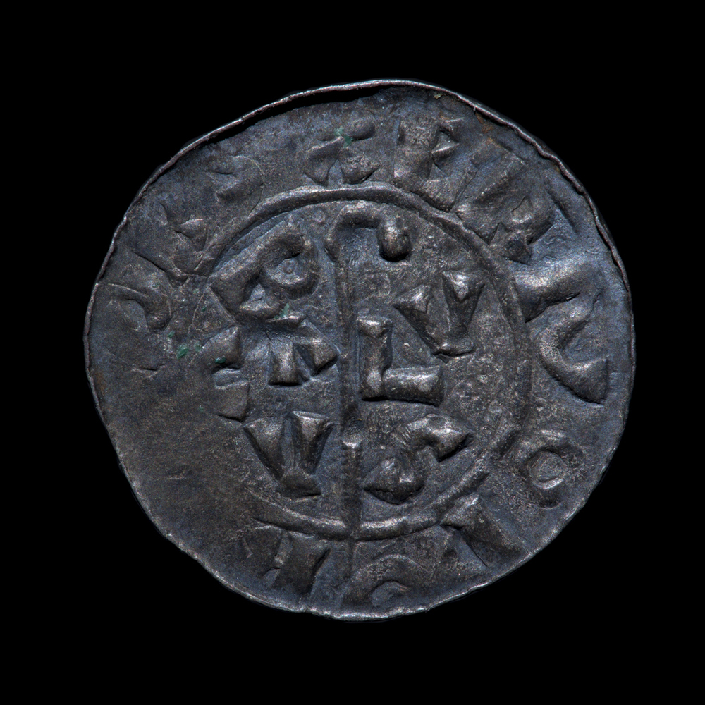 Penning (denier) bisschop Bernolf (Bernold)
 (1027-1054), stad Groningen