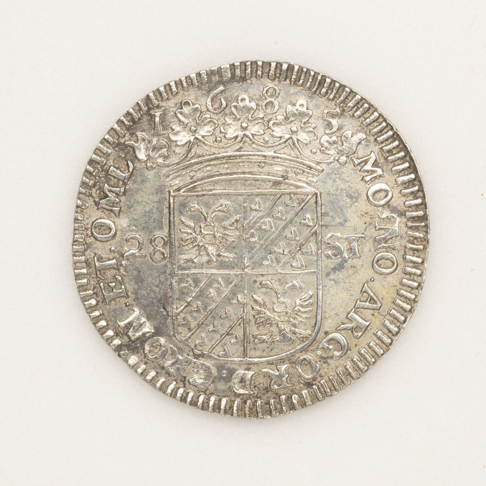 Florijn van 28 (achtentwintig) Stuiver 1685, Groningen (Stad en Lande)
