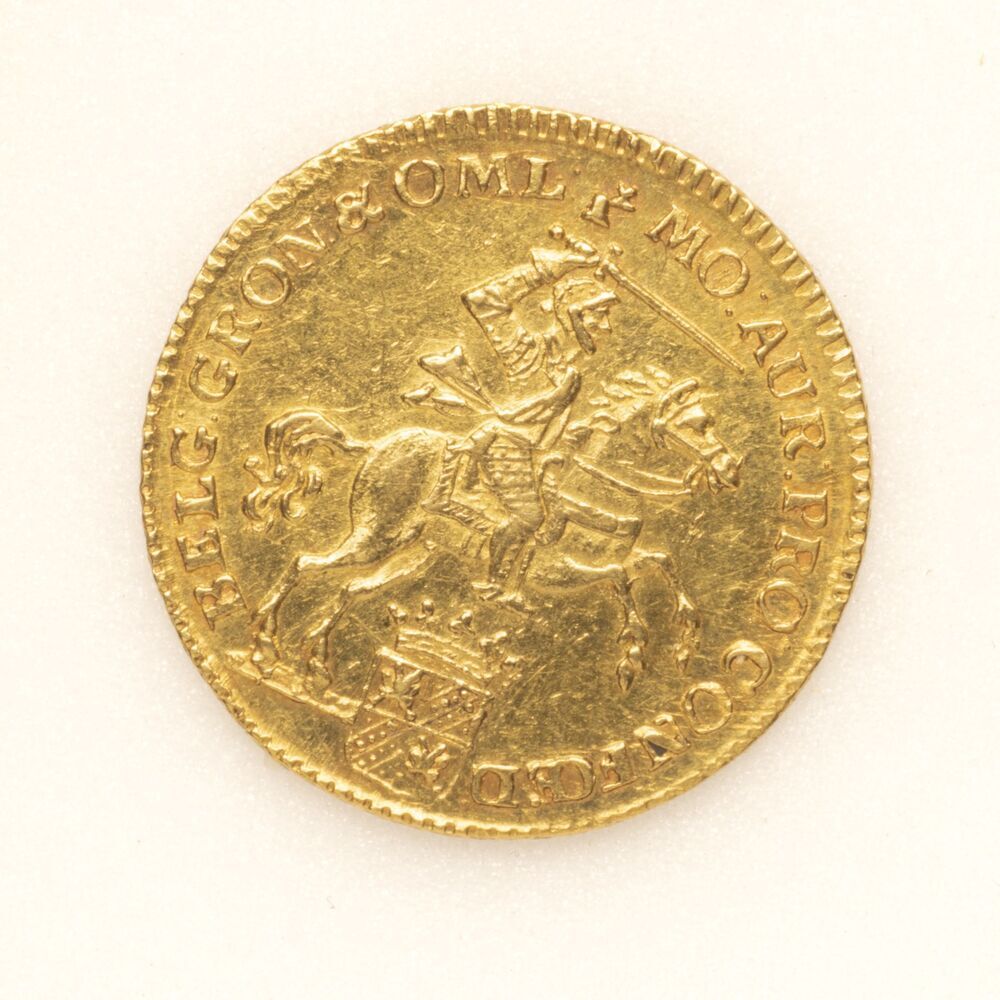 Halve Gouden Rijder van 7 gulden, 1761, Groningen (Stad en Lande)