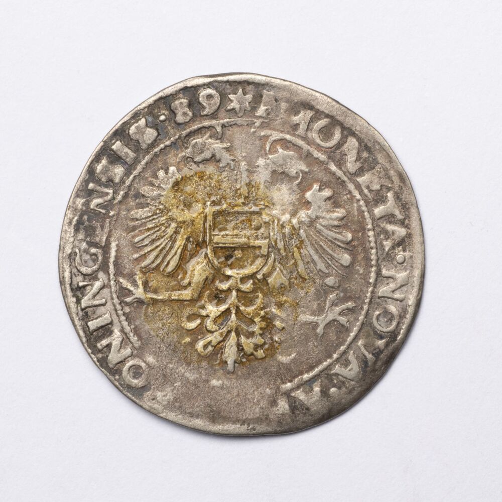 Jager of dubbele stuiver 1589, stad Groningen