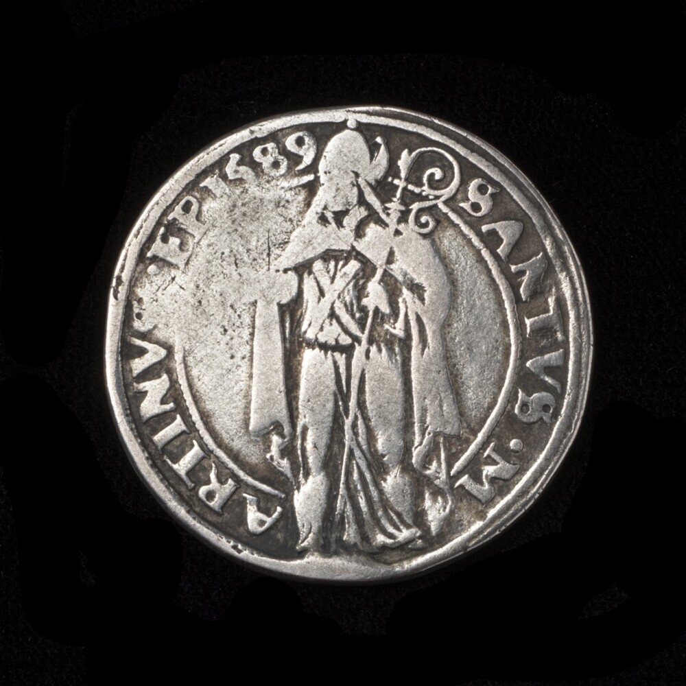 Langrok of dubbele Flabbe (=8 Stuivers) 1589, stad Groningen