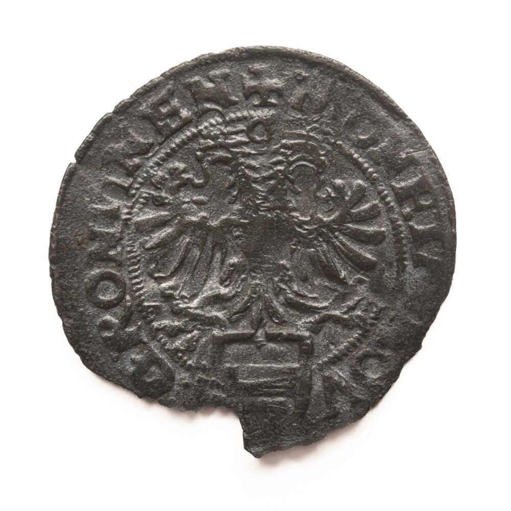 Magermanneke of ¼ vlieger (Groningse stuiver) of 1½ plak 1580, stad Groningen