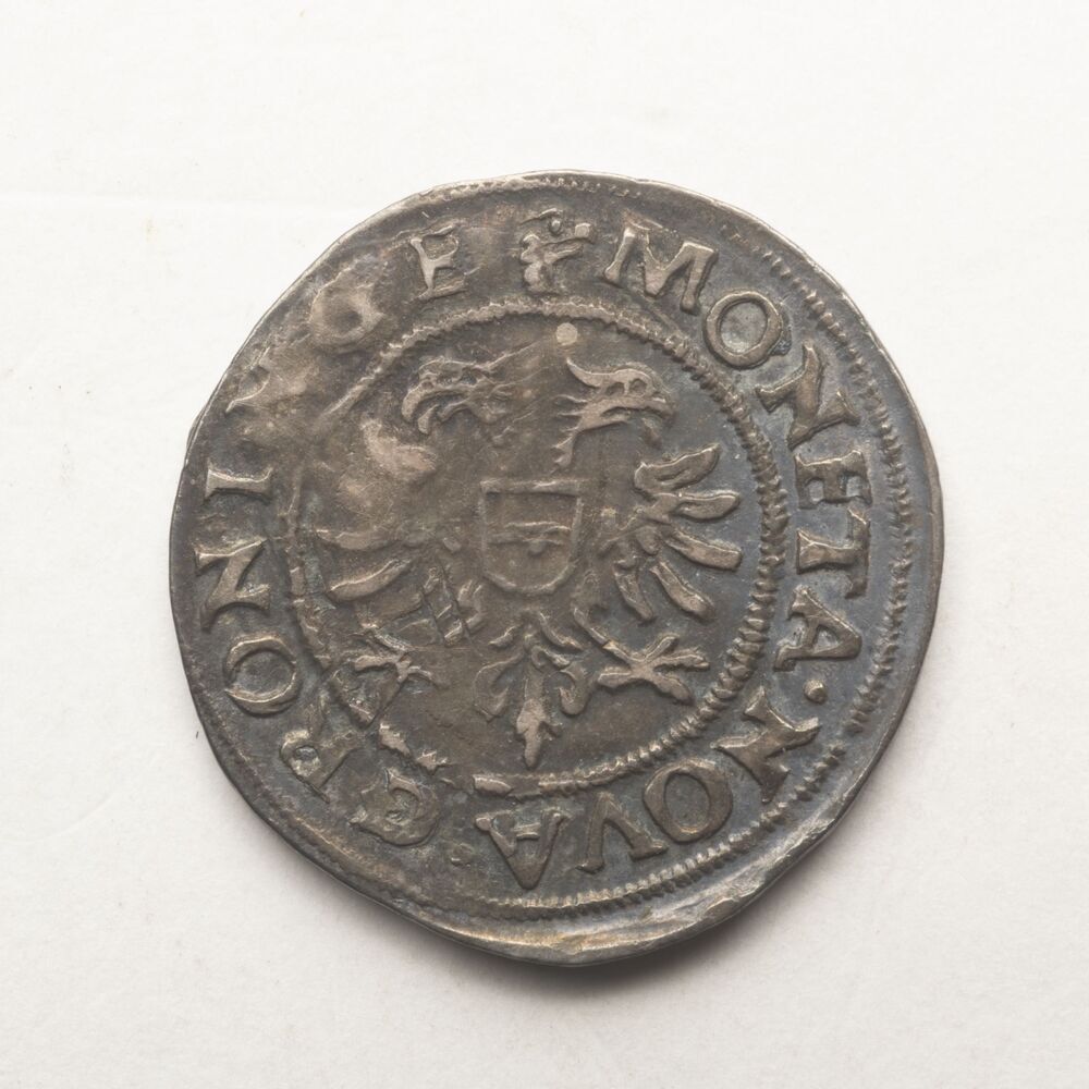 Proefslag (piedfort) dubbele plak (kwart stuiver, magerman, oordje) 1625, stad Groningen