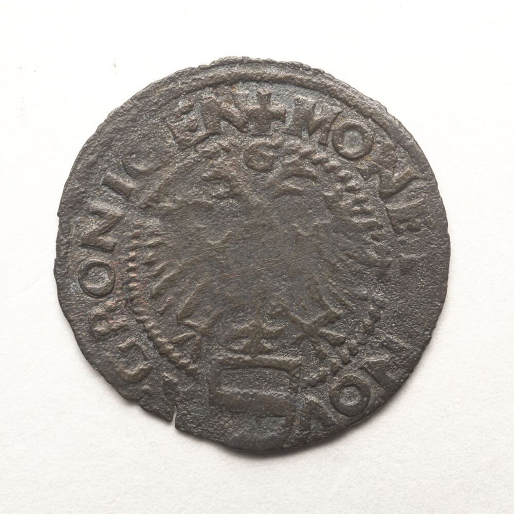 Magermanneke of ¼ vlieger (Groningse stuiver) of 1½ plak 1583, stad Groningen