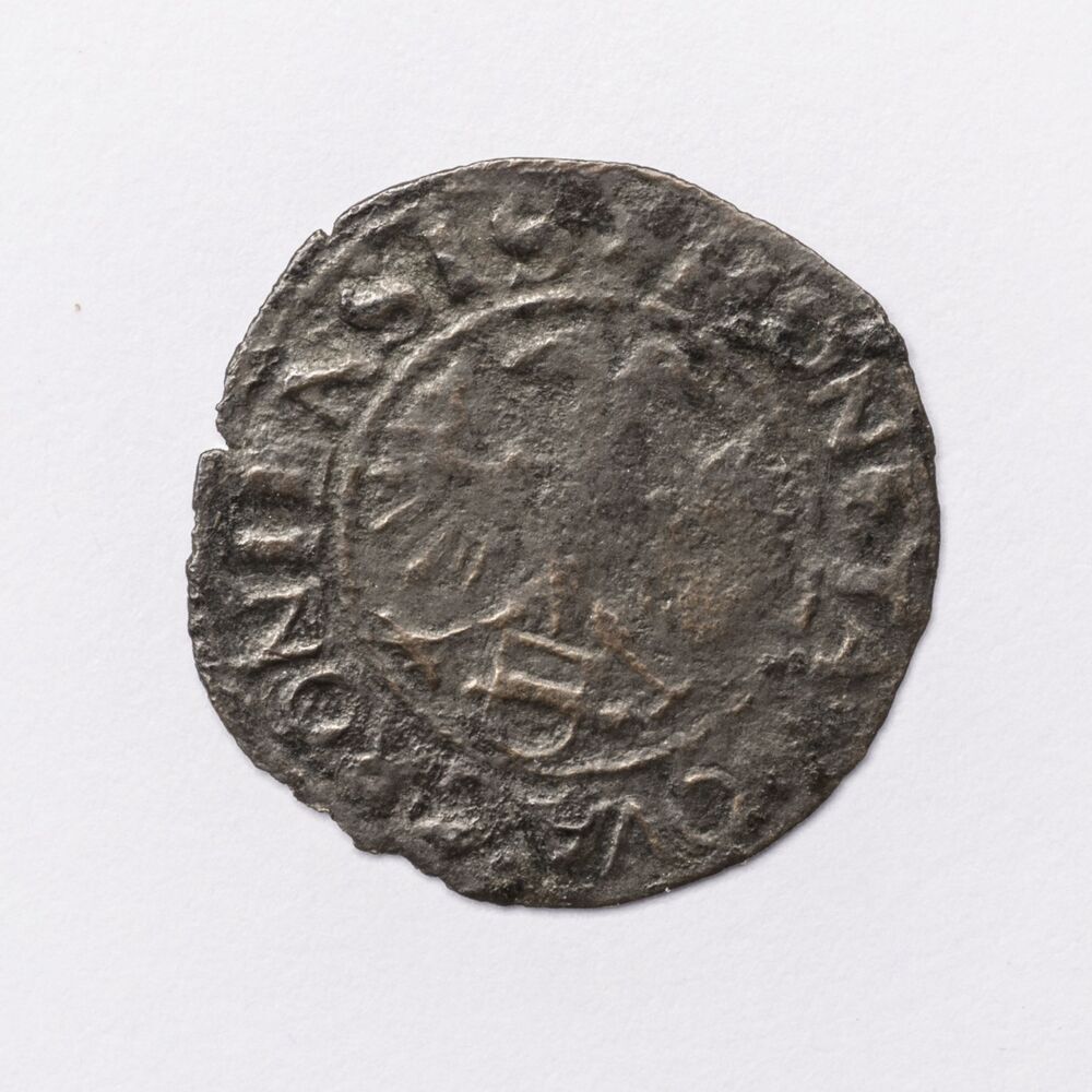 Plak (= 1/6 stuiver Gronings) 1588, stad Groningen