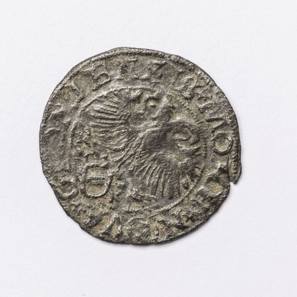 Plak (= 1/6 stuiver Gronings) 1577, stad Groningen