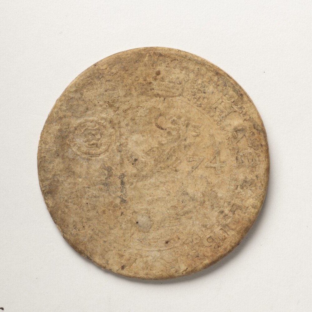 Noodmunt 20 Stuivers 1574, Leiden