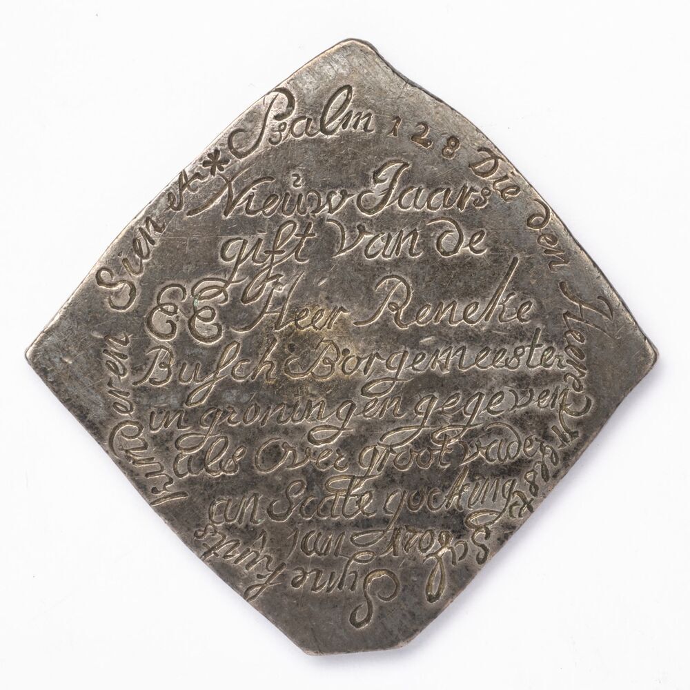 Noodmunt Koningsdaalder 1577, stad Groningen