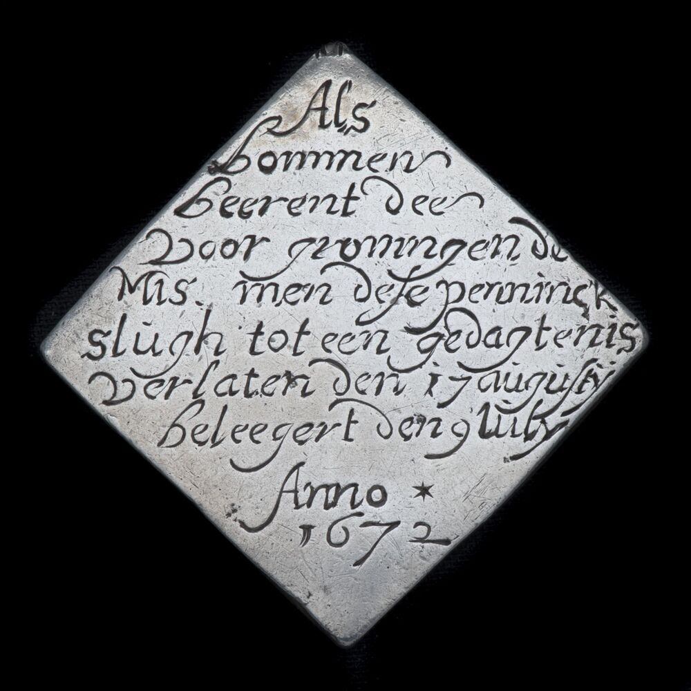 Noodmunt, Stad en Lande, rijksdaalder 1672 van 50 (vijftig) stuiver