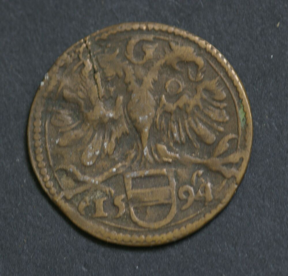 Raadsteken of -loodje 1594, stad Groningen