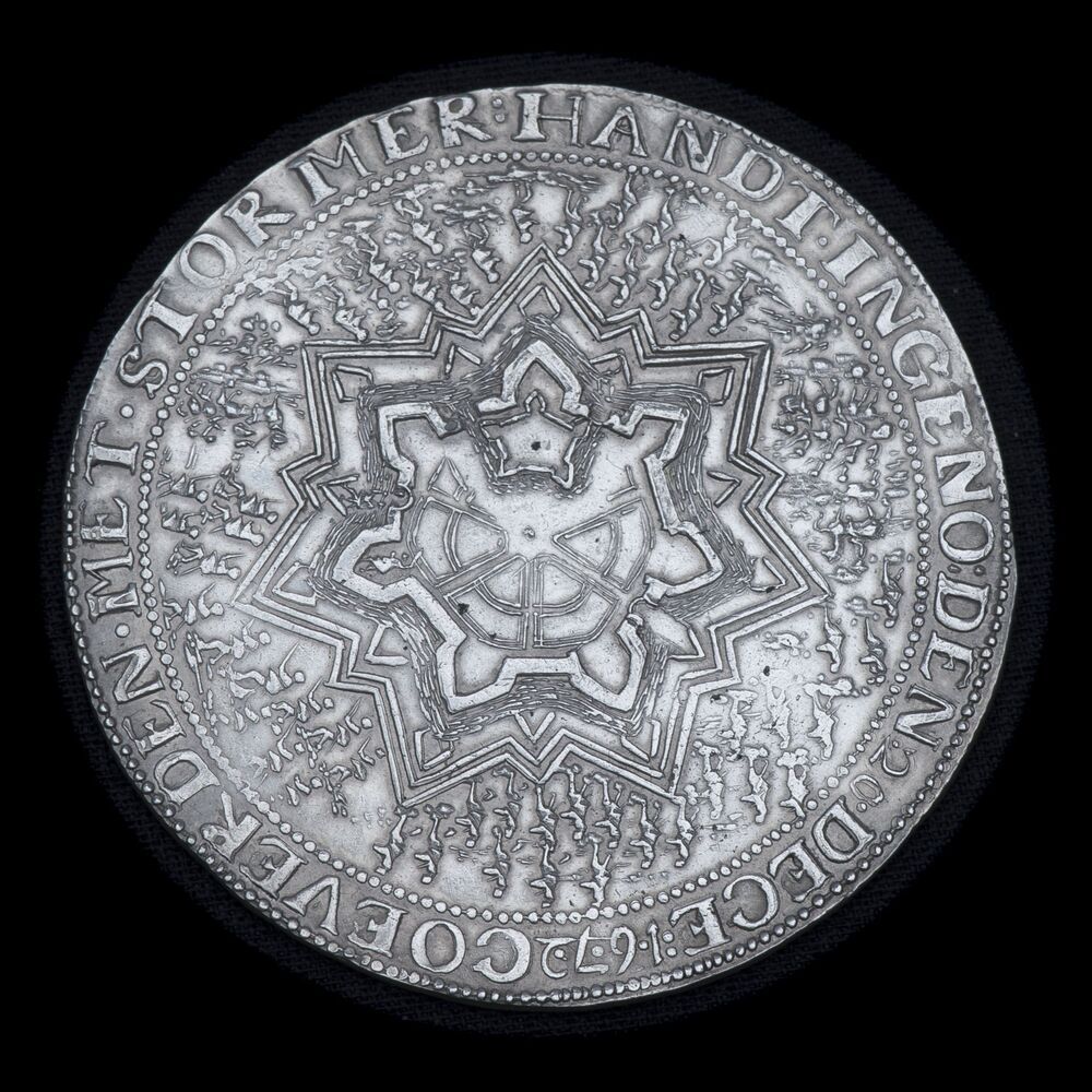 Herdenkingspenning Groningen verlost van het beleg en de verovering van Coevorden door de Groningers in 1672