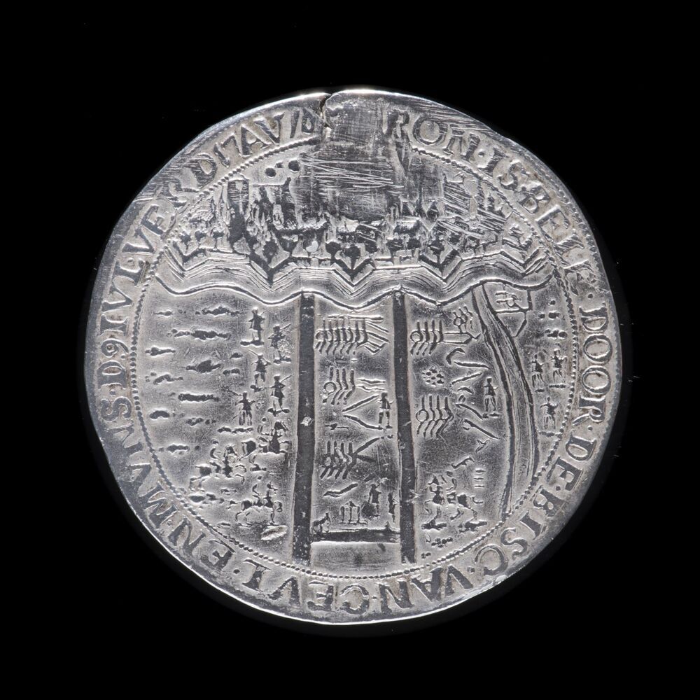 Gedenkpenning beleg Groningen 1672