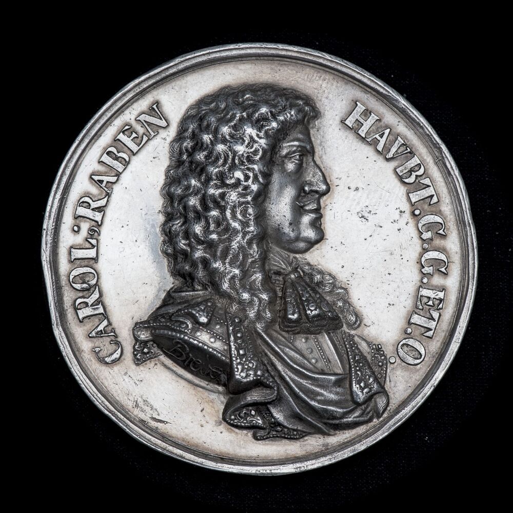 Penning ter ere van Carel Rabenhaupt na de verovering van Coevorden, 1672