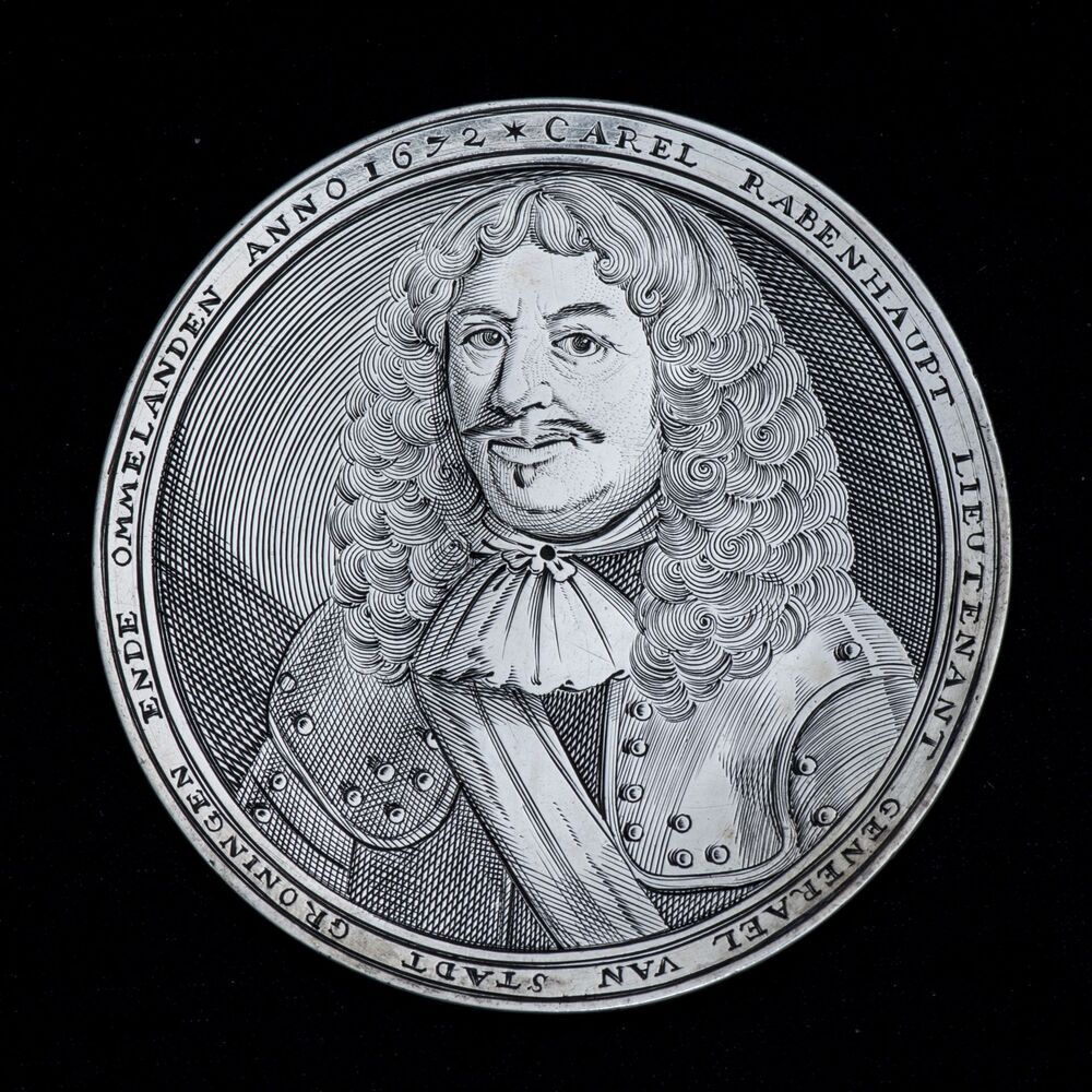 Gedenkpenning beleg Groningen 1672