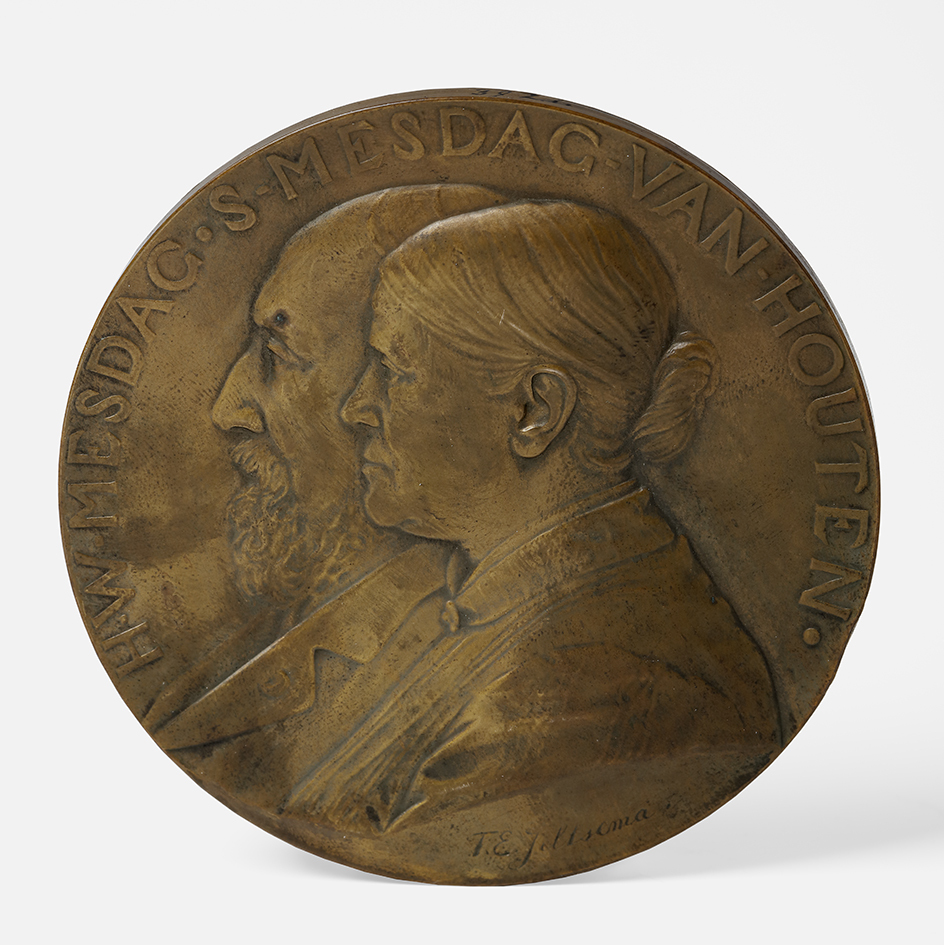 Penning Gouden Huwelijk H.W. Mesdag en S. Mesdag-van Houten