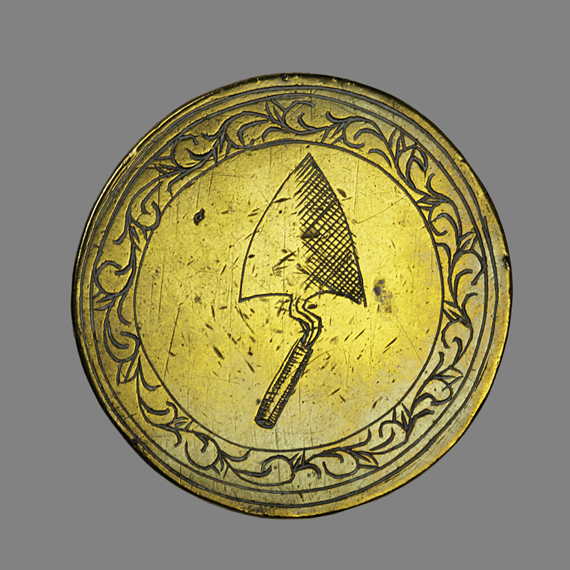 Gildepenning van Metselaars, Timmerlieden en Leidekkers  in Groningen