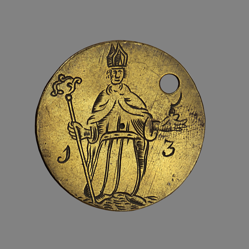 Gildepenning van de Schoenmakers en Leerlooiers in Groningen