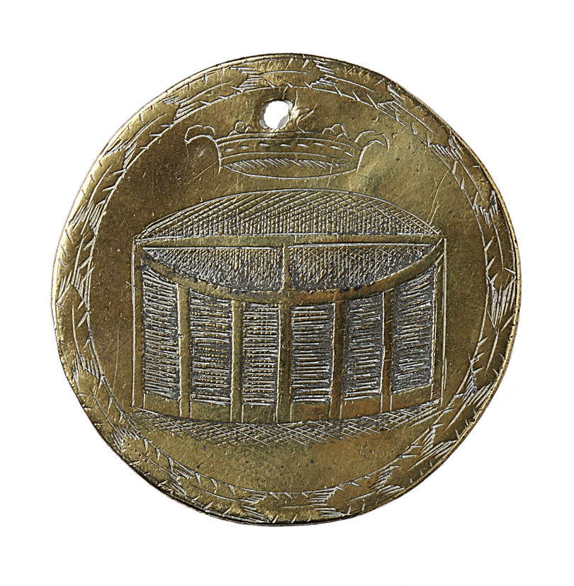 Gildepenning van de koperslagers in Amsterdam