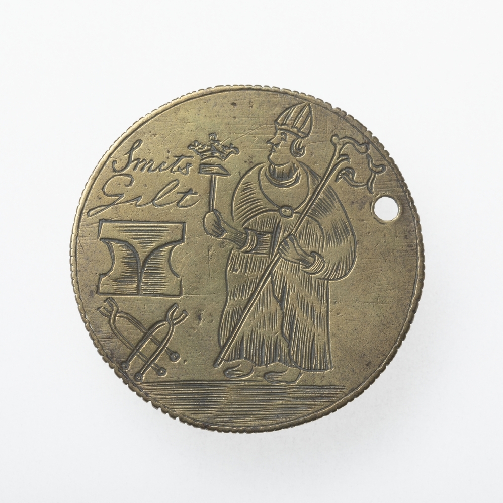 Gildepenning van de smeden in Groningen