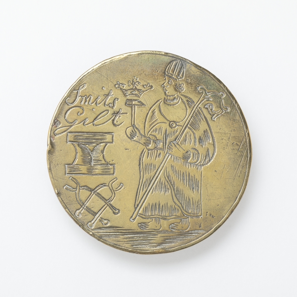 Gildepenning van de smeden in Groningen