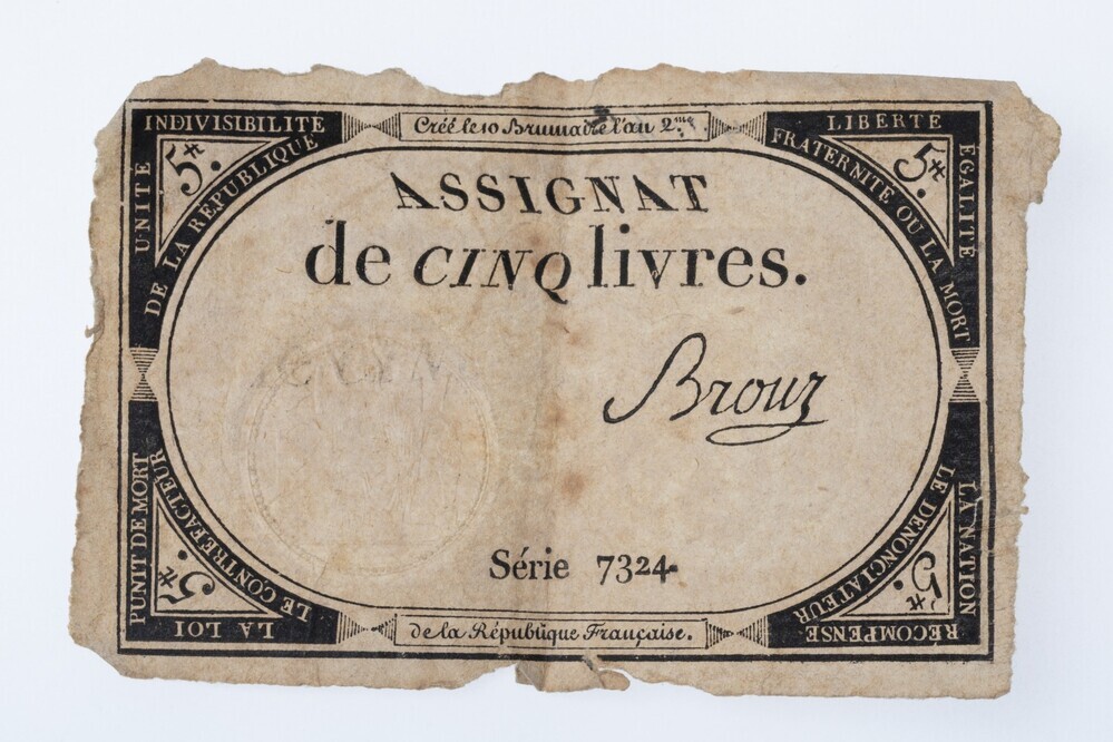 Assignaat van 5 livres