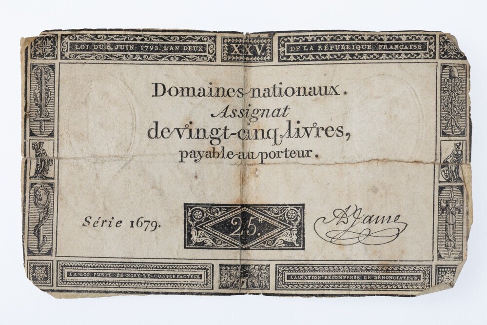 Assignaat van 25 livres