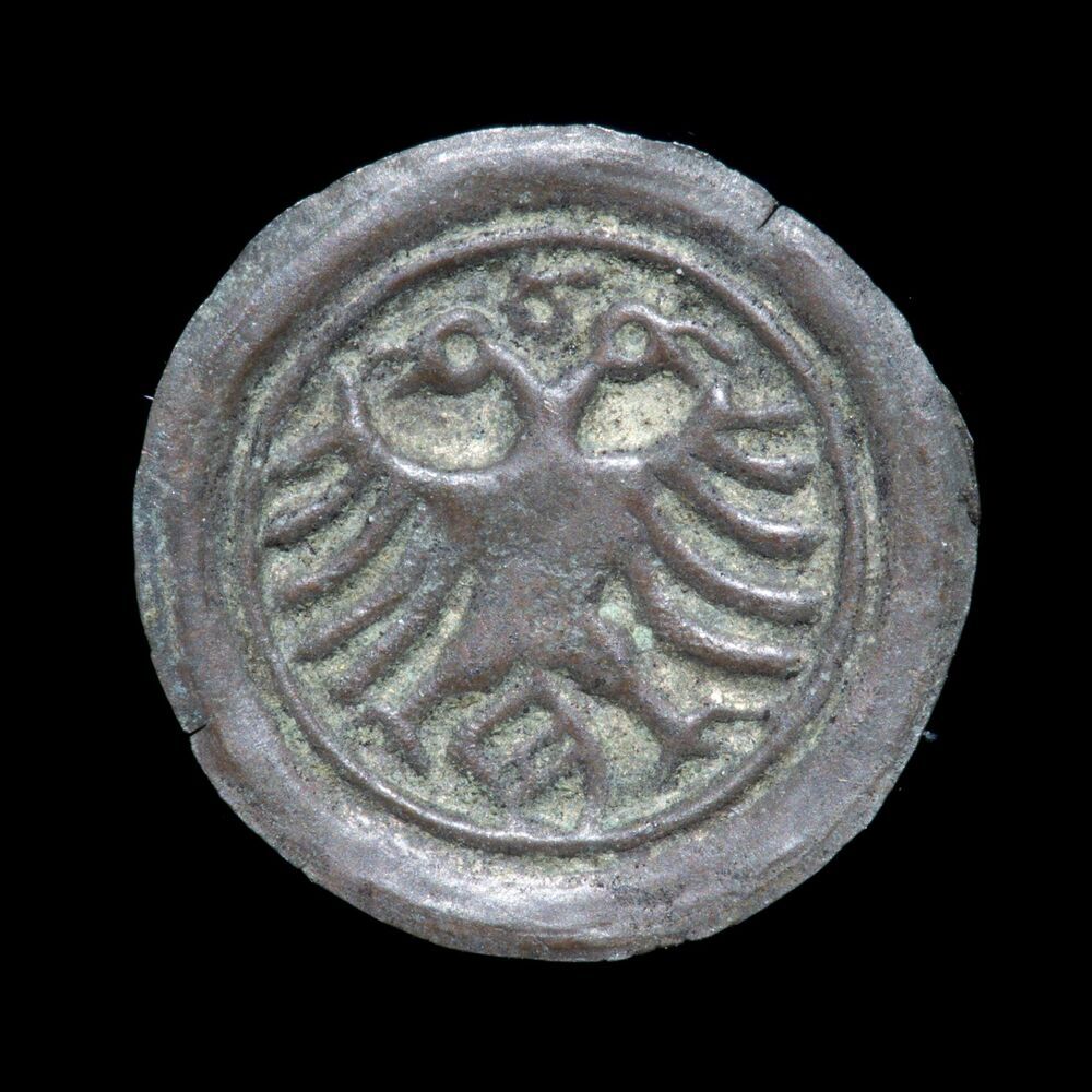 Penning, bracteaat, holmuntje of heller, z.j. (na 1528-1563), stad Groningen