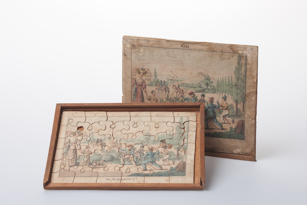 legpuzzel 'DIE STECKENPFERDREITER'