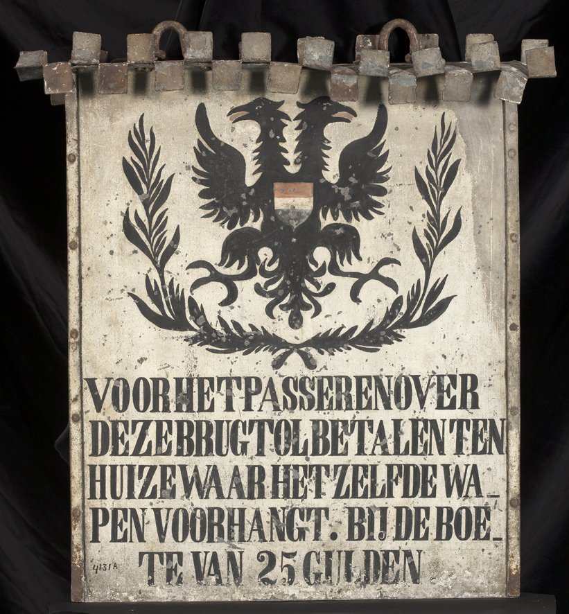 Uithangbord Tolhuis Wedde