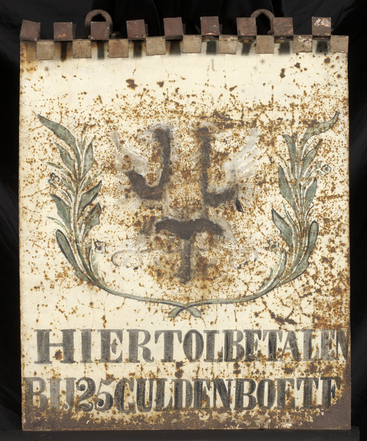 Uithangbord Tolhuis Wedde