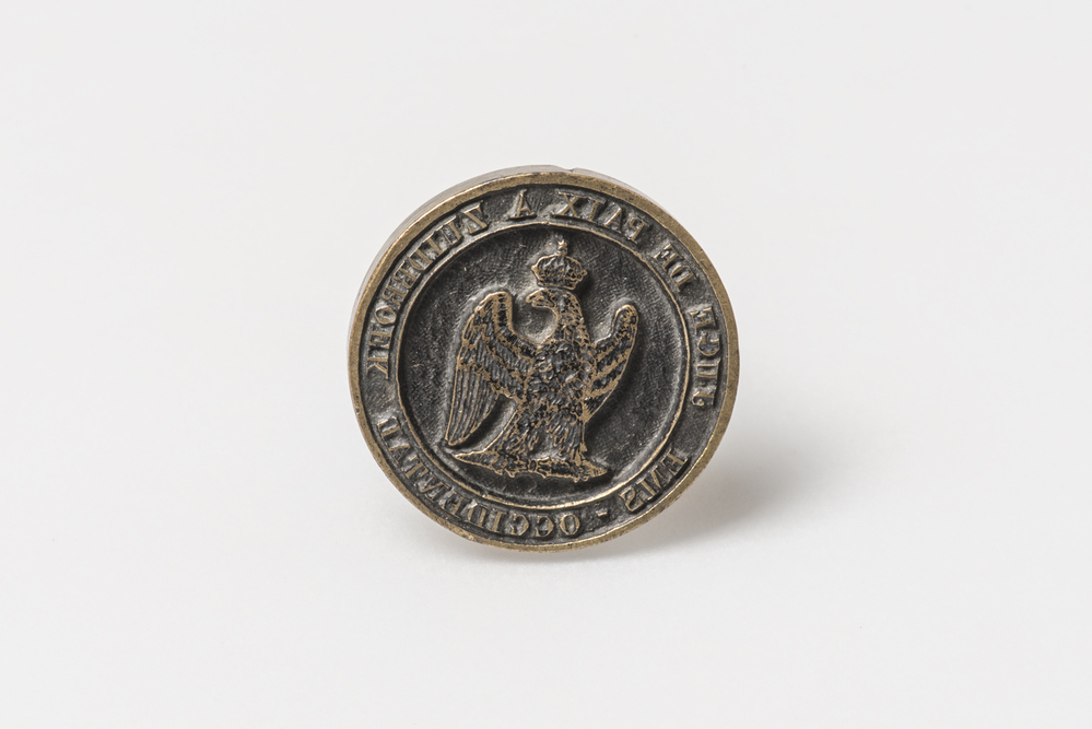 Zegelstempel van de ´juge de paix´ te Zuidbroek