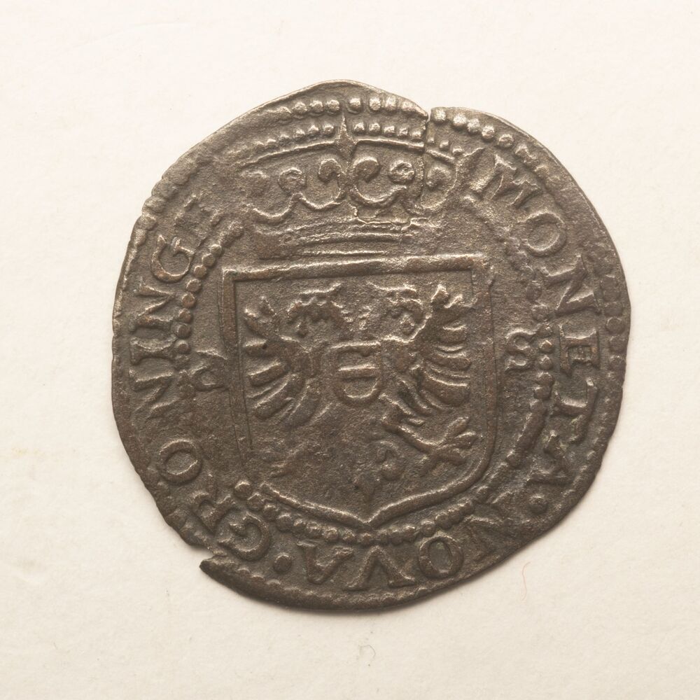 Halve brabantse stuiver 1604, stad Groningen