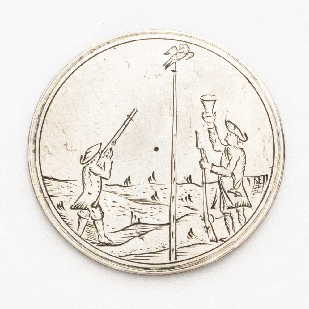 Papagaaienschieten schutterij van Appingedam 1766