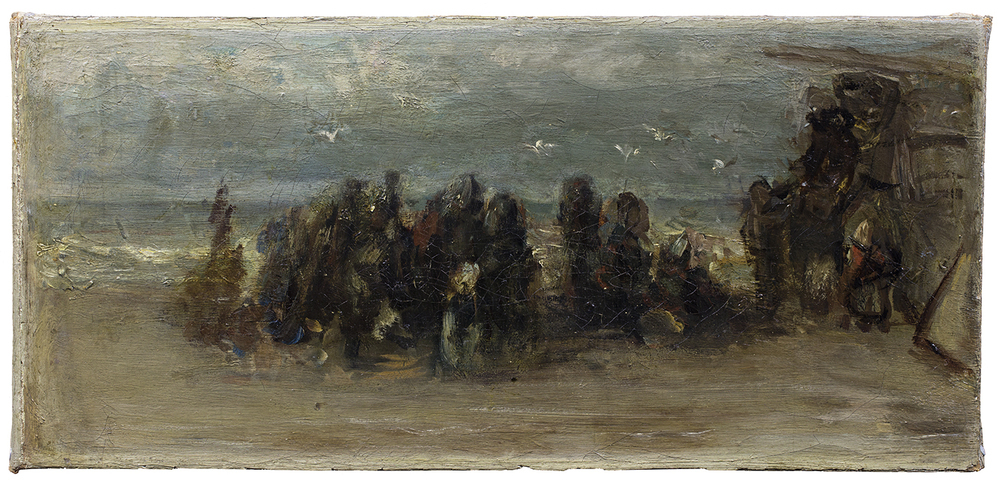 Mensen aan het strand