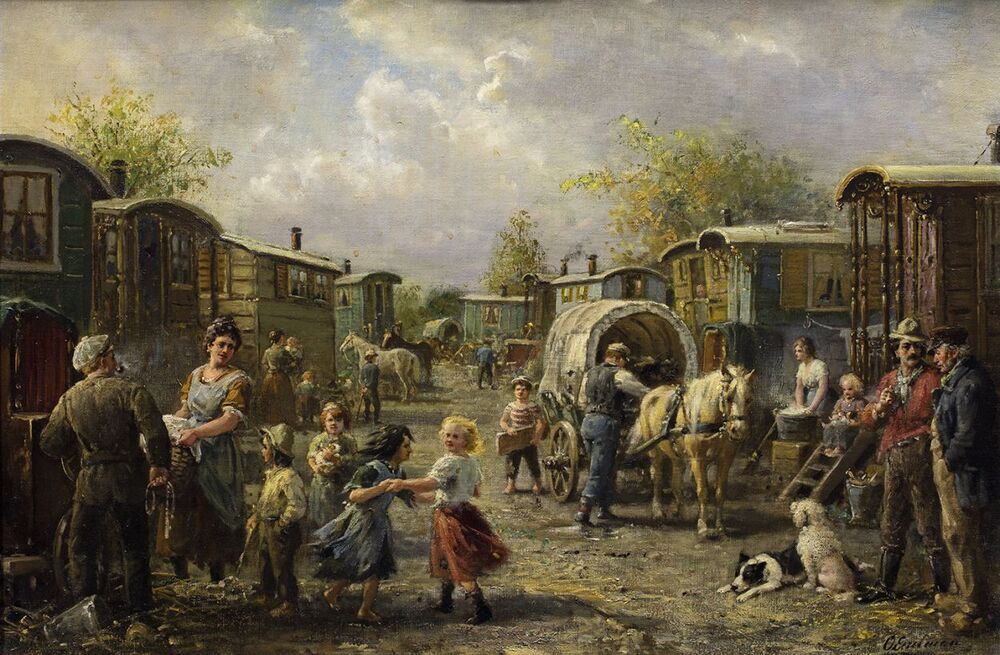 Tussen de kermiswagens