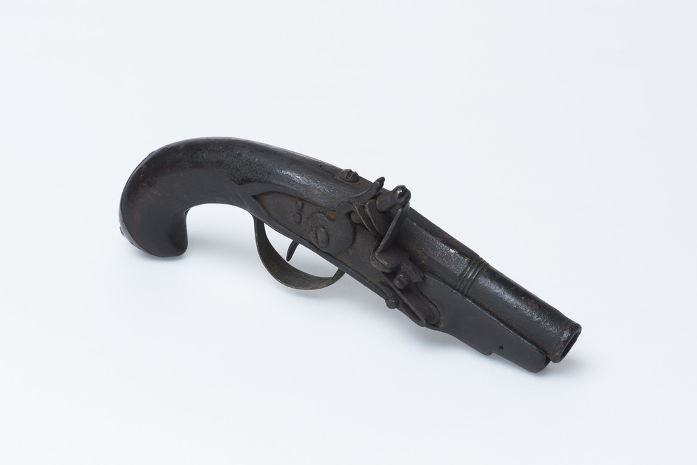 Pistool met vuursteenslot