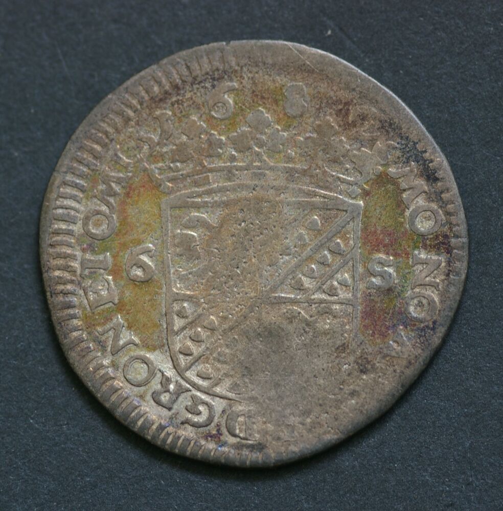 Rijder- of statenschelling (=6 stuivers) 1682, Groningen (Stad en Lande)