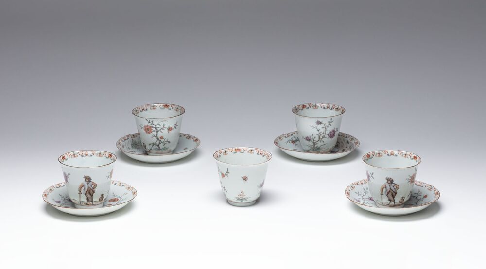 Chocoladekop en schotel