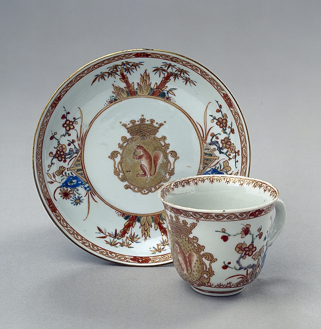 Chocoladekop met familiewapen Sichterman