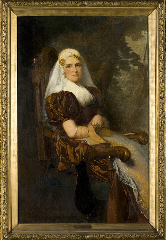 Mevrouw Mesdag-van Calcar in Gronings kostuum