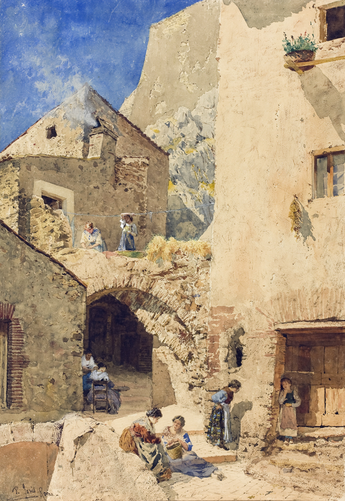 Achterbuurtje in Rome